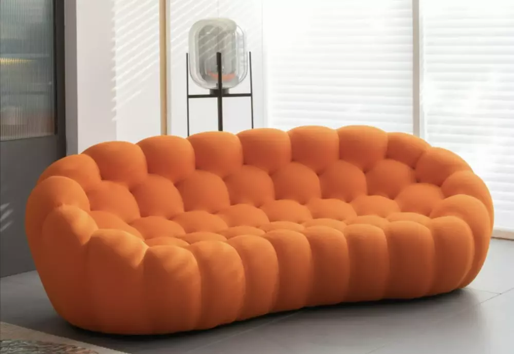 bubble couch green